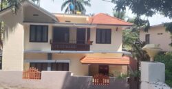 Semi furnished 3BHK compounded house for sale.